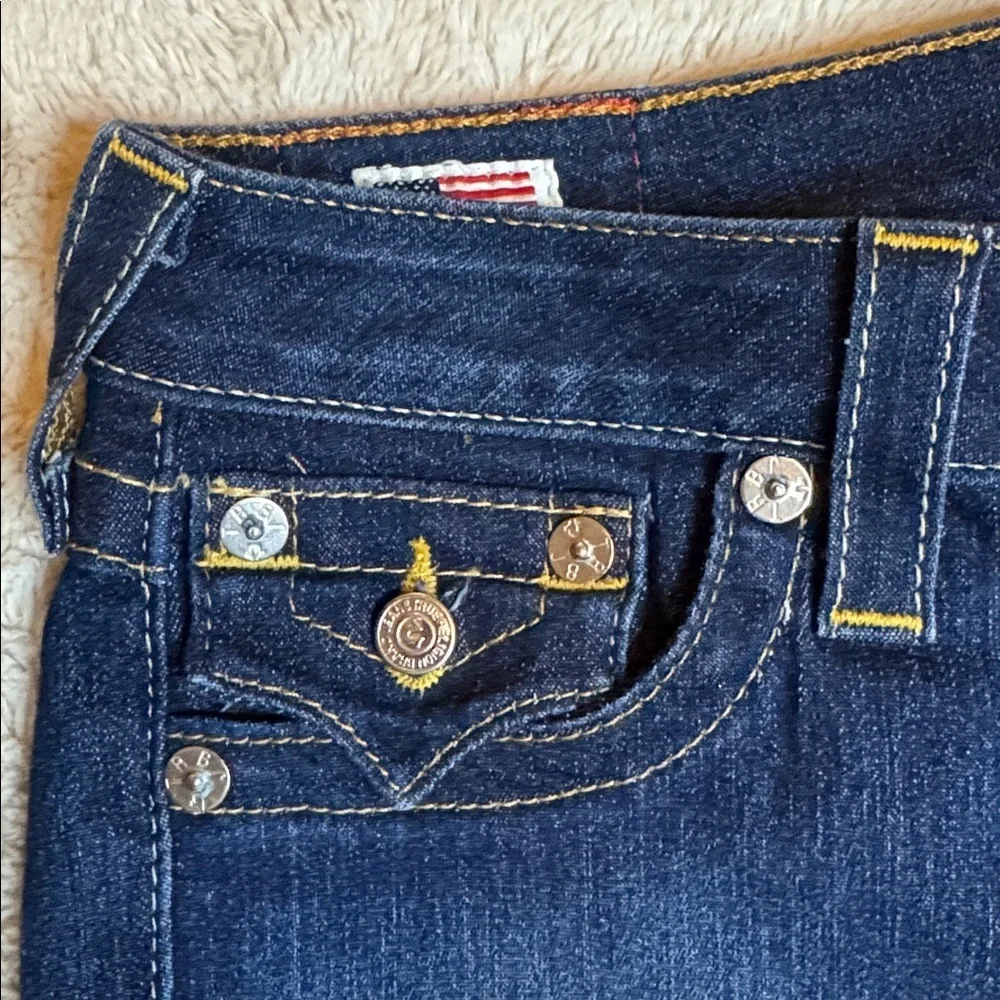Like New! True Religion Serena Indigo Women's Stretch Super Skinny Jeans sz 29 - Picture 6 of 14
